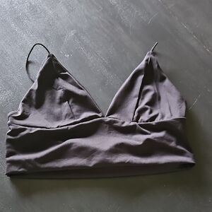 SHEIN Charcoal Bandeau Bralette